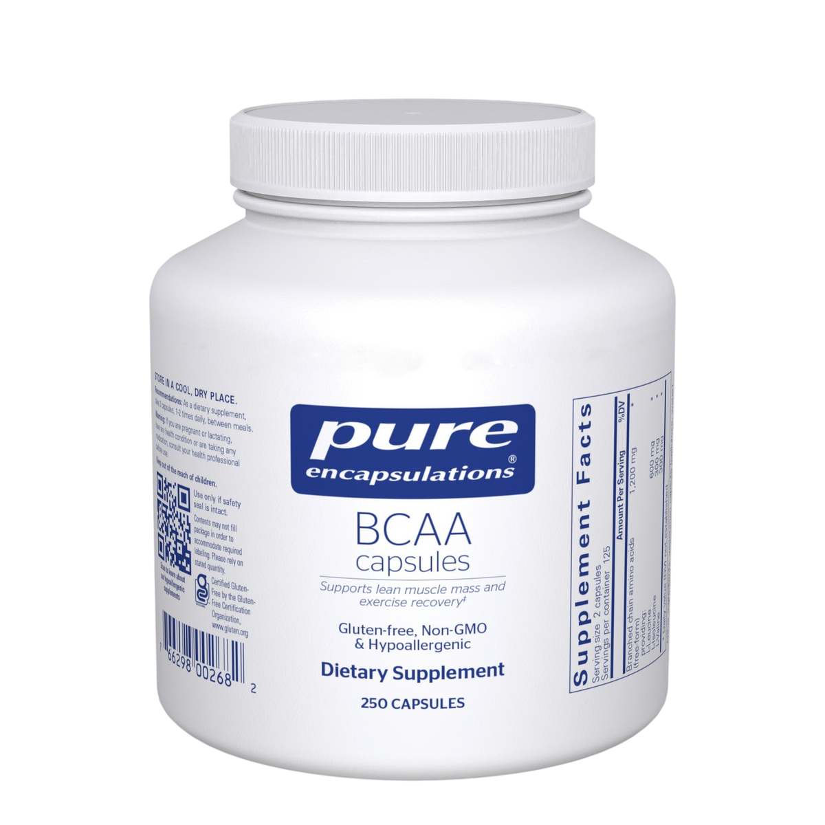 BCAA capsules