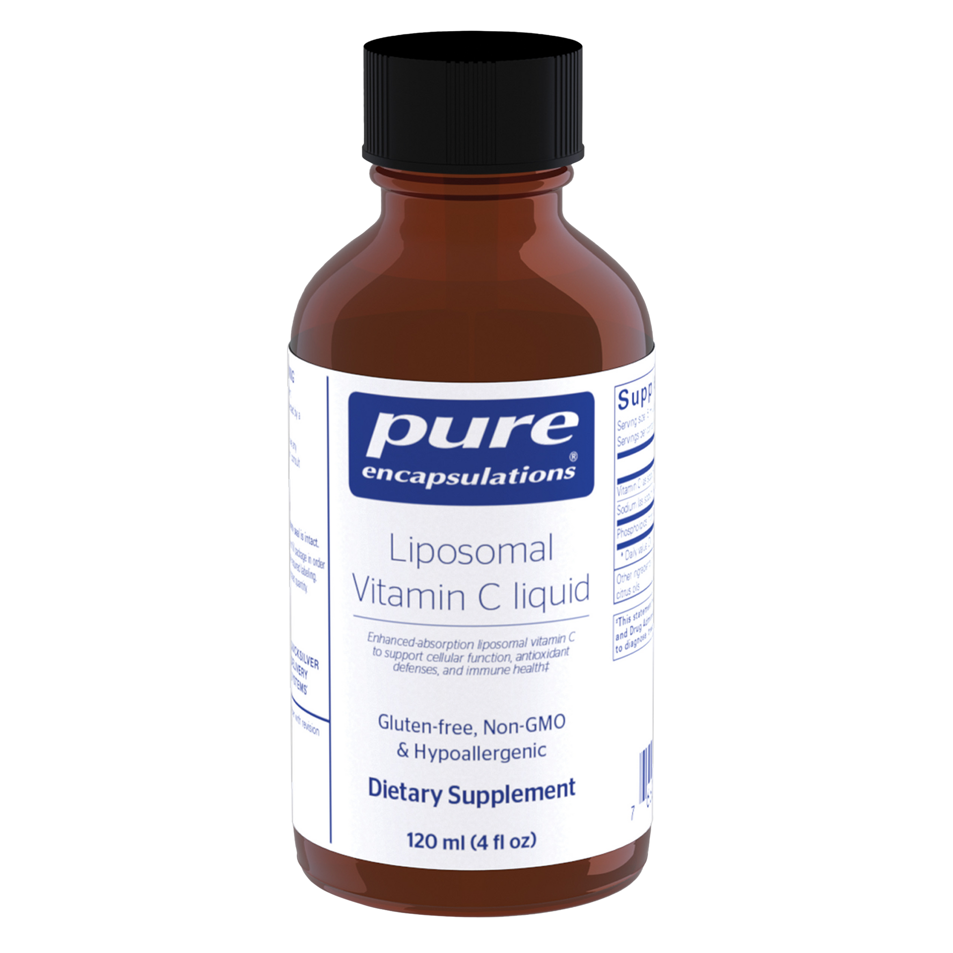 pure encapsulations liposomal glutathione liquid product info and reviews Vitamin C Skin Whitening Injections in Volamena Size:2 fl oz