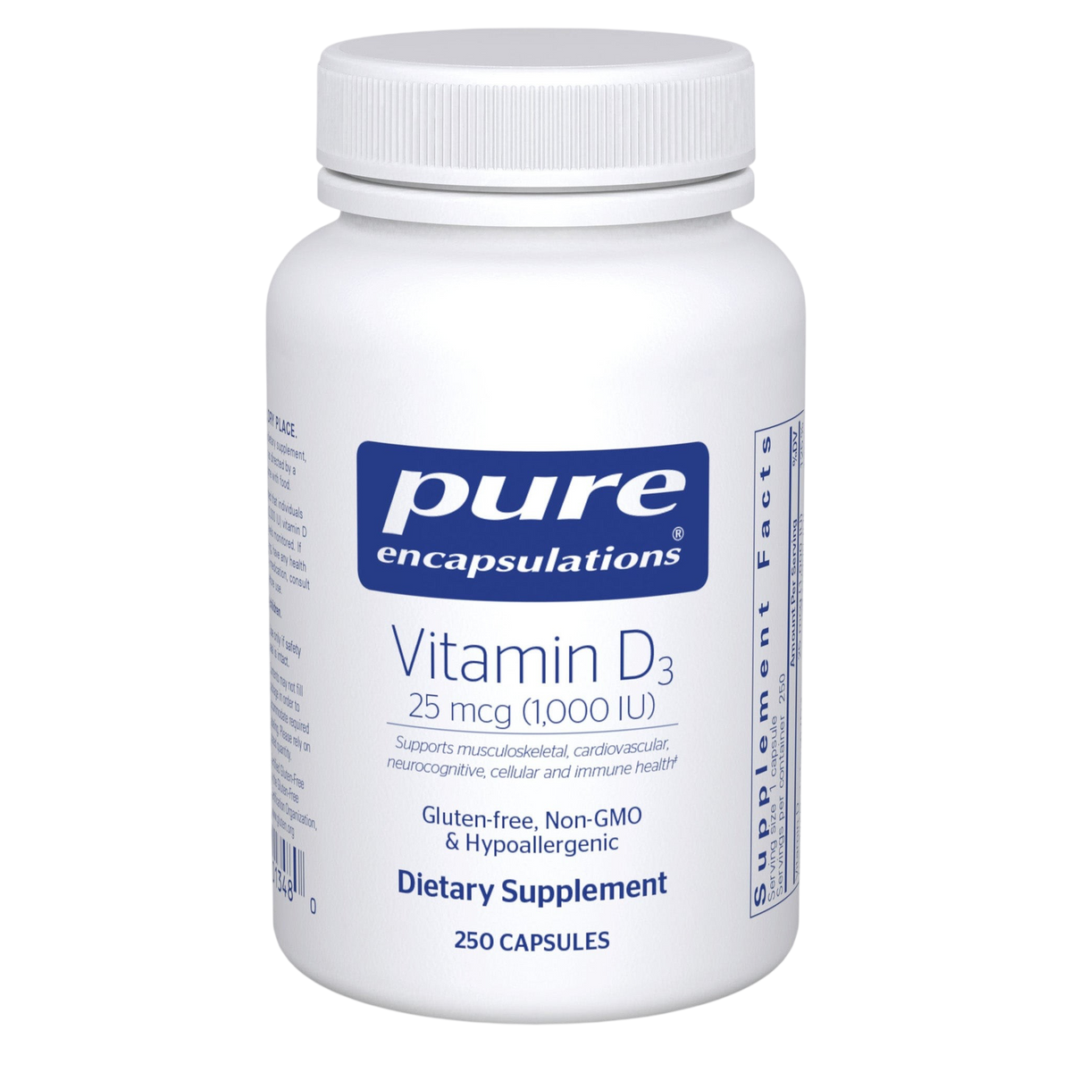 Vitamin D3 25 mcg (1,000 IU)
