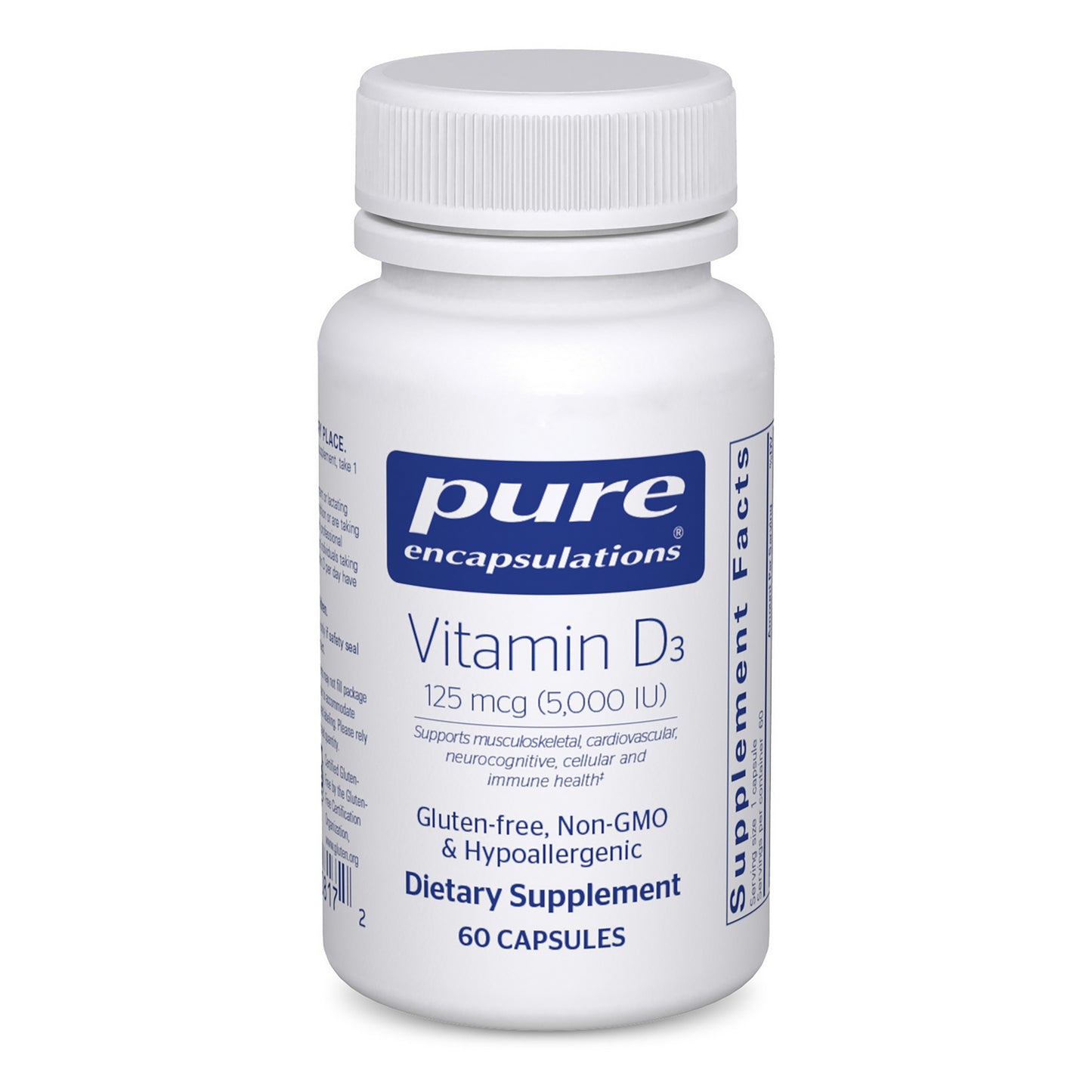 Vitamin D3 125 mcg (5,000 IU)