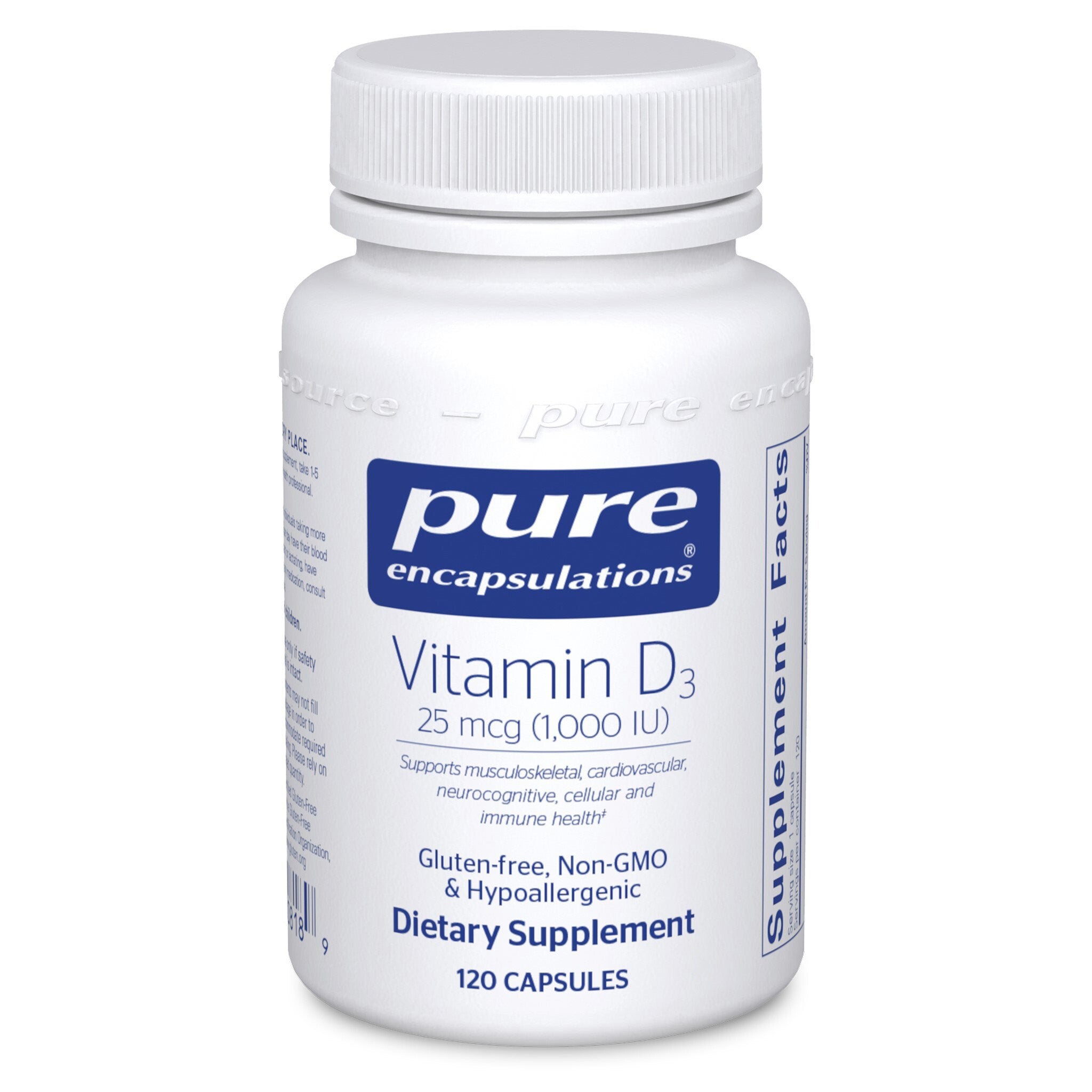 Vitamin D3 25 mcg (1,000 IU)